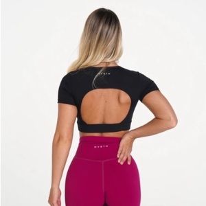 NVGTN open back crop top